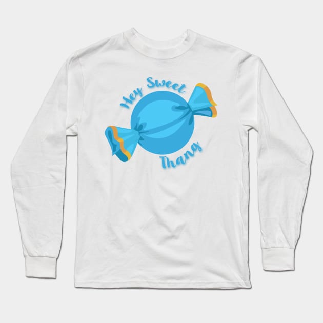 "Hey Sweet Thang" Zack Suite Life Blue Long Sleeve T-Shirt by simonescha